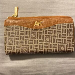 Anne Klein Brown and Tan Wallet